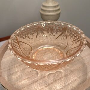 Vintage FNG(Indonesia) - Pink Hearts With Roses Inside Of Crosshatch & Arches